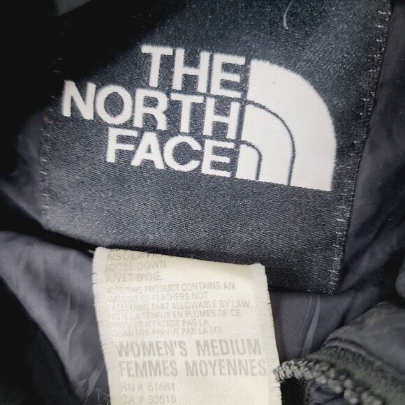 The North Face Women's Black 1996 Retro Nuptse Goose Down Puffer Jacket Size M - Picture 5 of 8